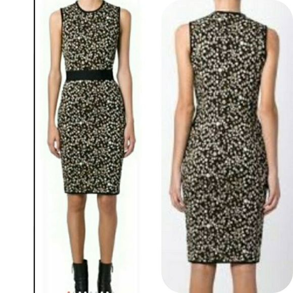 Givenchy Floral Intarsia Sweater Dress - Picture 3 of 11